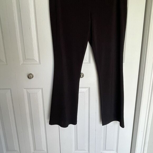 Susan Graver Straight Leg Pants Black Large Pull On Straight Women - Picture 5 of 12